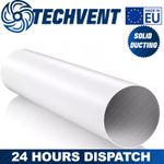 Round Plastic Ducting Pipe Ventilation Tube 100 125 150 200mm Air Vent Uk