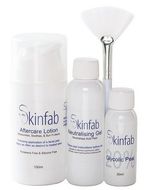 KIT 20% Glycolic Acid Chemical Peel. Neutraliser, Brush Aftercare Lotion Skinfab