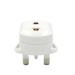 2 Pin to 3 Pin Battery Charger Adaptor White Plug for Shaver & Oral-B Toothbrush