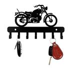 Decorative Metal Wall Hooks for Keys | 7 Hook Bike Wall Rack Holder Motorbike