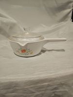 CorningWare Wildflower Saucepan W/Pyrex Lid 2 1/2 Cup P-89-B USA VINTAGE 