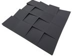Advanced Acoustics 12" Slider Acoustic Studio Foam 16 Tile Pack - NEW Dark Grey
