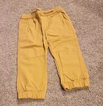Garanimals Unisex 4T Khaki Jogger Pants Solid Cotton Elastic Waist