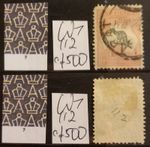 Australia stamp 1929-30 GV 10 bob Roo grey & pink W7 SG112 AvU c£500 k610