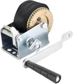 FreeTec 6m 600lbs Hand Winch, Manual Boat Trailer Winch with Brake, Heavy Duty
