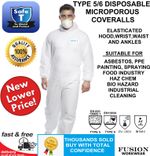 PAINTING BODYSHOP COVERALLS (TYPE 6 & 5 SAME AS TYVEK) DISPOSABLE.OVERALL.SPRAY