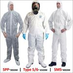 New Disposable Coveralls Suit Medical Protective PPE Overalls Men Women Painter
