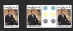 Falkland Islands 1999 MNH Royal Visit sg 837 & Gutter Pairs