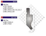 Press Brake Tooling New Gooseneck Punch 88 Deg  R=0.8mm x 67mm high Model 6010