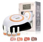 UV Curing Lamp + 4 Nail polish Kit Giftset Xmas Gift Women Girls set RRP £60 New