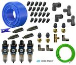 Air Line John Guest 12mm Kit 30m PCL Style and Regulator Workshop Kit