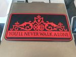 3d Printed Liverpool Fc Wall Art Plaque
