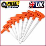 2-10mm Flat/Ball Head Hex Key Allen Wrench T-Handle Spanner