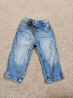 Baby Matalan Light Blue Distressed Jeans Age 12‑18 Months Adjustable Waist