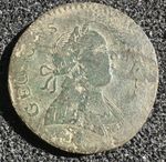 1788 Machin’s Mills Copper Coin Post-Colonial American As Found
