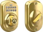 SCHLAGE BE365 V PLY  Plymouth Keypad Deadbolt, Electronic Keyless Entry Lock