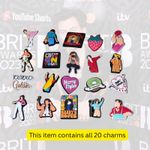 Harry Styles Croc Charms Unbranded 20 Pack Multicoloured PVC Shoe Charm