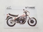 HONDA VT500E EUROSPORT Motorcycle Sales Spec Leaflet MAR 1983