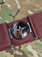 CIIIR king Crown - Parachute Regiment / PARA Stable Belt Maroon infantry british