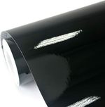 Black Gloss Vinyl Car Wrap Film Self Adhesive Sticker Air Bubble Free