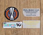 2025-2026 Europa League Patch Badge 2025 Final Details Tottenham Manchester Utd