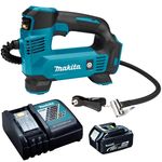 Makita DMP180Z LXT 18V Inflator Pump with 1 x 5.0Ah Battery & Charger