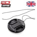 Front Lens Cap Cover for Camera Lens 37/40.5/43/46/49/52/55/58/62/67/72/77/82mm