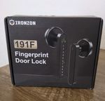IRONZON 191F Smart Door Lock, Wi-Fi, Fingerprint Keyless Door Lock with Handle