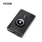 Airtag Wallet Holder Smart Genuine Leather Men Money Clip RIFD Card Case Cover