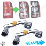 2x rear light resistor looms for LandRover Discovery 3 - fit Disco 4 lights to 3