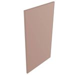 Bathroom End Panel Straight MFC Matt Dusty Pink Contemporary (H)900 x (W)300 mm