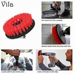 TOUGH Drill Turbo Brush Patio Tile Bathroom Grout Brick Wall Cleaner Cleaning