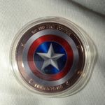 Captain America Shield 1 oz .999 Fine Copper Novelty Coin/Round in Capsule