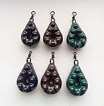 5 x GRIPPER  Carp Fishing Leads Weights Sinkers 1oz - 4oz Smooth Coating Swivels