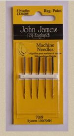 John James Domestic Machine Needles - Regular/Ballpoint/Leather/Jeans DISCOUNTS