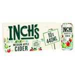 Inch's Medium Apple Cider 4.5% ABV Multipack Can 10x440ml