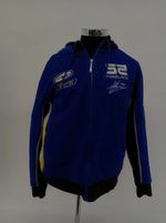 Official James Toszland #52 Moto GP Tech 3 Zip Blue Fleece Track Jacket Large