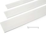 FLAT BAR TRIM  DOOR WINDOW ARCHITRAVE WHITE PVC COVER STRIP 236.22" / 6 M Roll