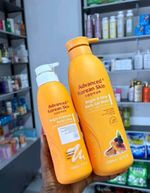 Advanced Korean Skin Bright & Smooth Body Lotion + Body Gel Wash