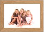 Picture Photo Frame 20x30cm Rectangular Tabletop Wood & Glass Lime Oak DAMAGED
