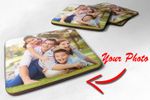 Photo Coaster Gift Set Personalised Coaster - Your Photo logo - Printed Gift