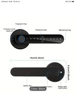 Smart Door Lock :Five Different Unlock, inc Fingerprint