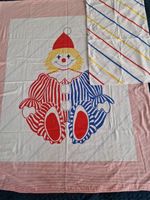 Boots Vintage Clown Cot Quilt Duvet Cover & Pillowcase Made UK  68-76-609