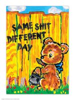 Funny Postcard By Magda Archer Retro Artistic Humour Vintage Kitsch Art A6 Print