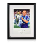 John Terry Signed Chelsea Photo: Premier League Champion. Framed