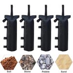 4 Pack Large Gazebo Weights Sand Bags Tent Heavy Duty Pop Up Canopy Accessories