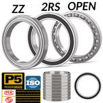 Thin Wall Bearings Deep Groove Ball Bearing ZZ or RZ, ID 10-95mm, OD 19-120mm