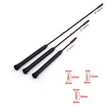 Car Rod Roof Antenna 24/41cm Carbon Design Radio Universal Adapter Pied DAB
