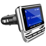1x 1.4" LCD 12V Car Stereo Bluetooth 5.0 FM Transmitter MP3 WMA Player Aux Kit