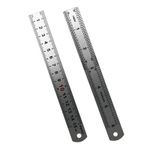 Stainless Steel 6" Metal Ruler Metric & Imperial 150mm Engineers Rule